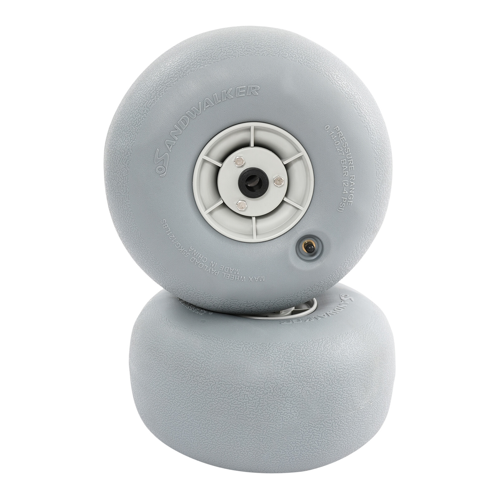 2Pcs Inflatable Beach Wheels – Durable Sand Tires for Carts, 121lbs Load