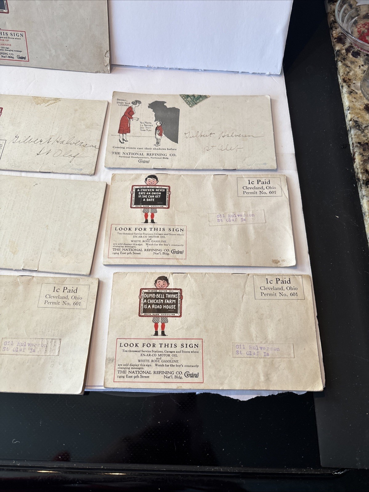 Ten Vintage En-ar-co National News Pamphlets. 1922-1924 Enarco