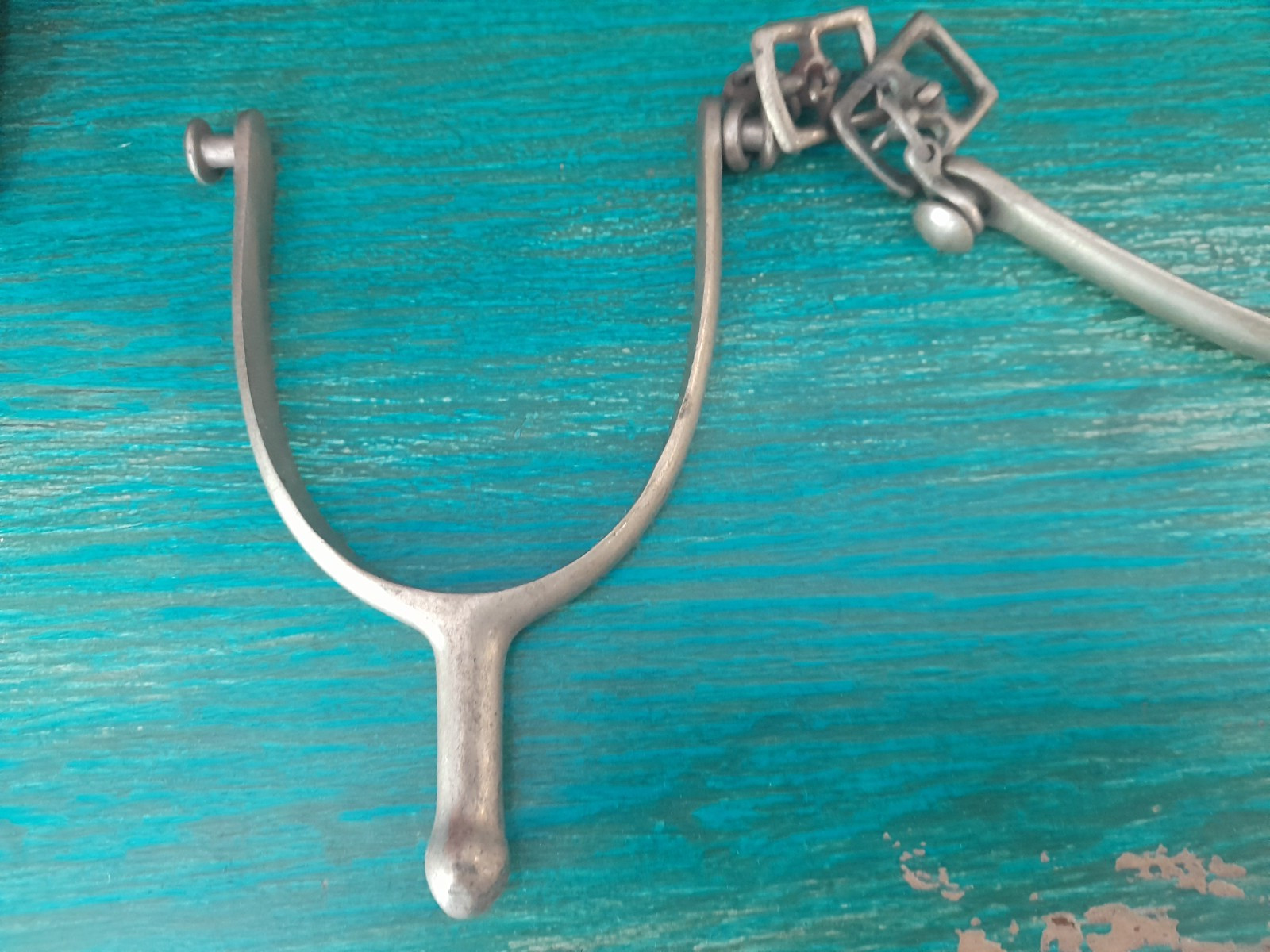 WW1 Calvary Spurs Stamped U.S. WL / AB Pre- 1926