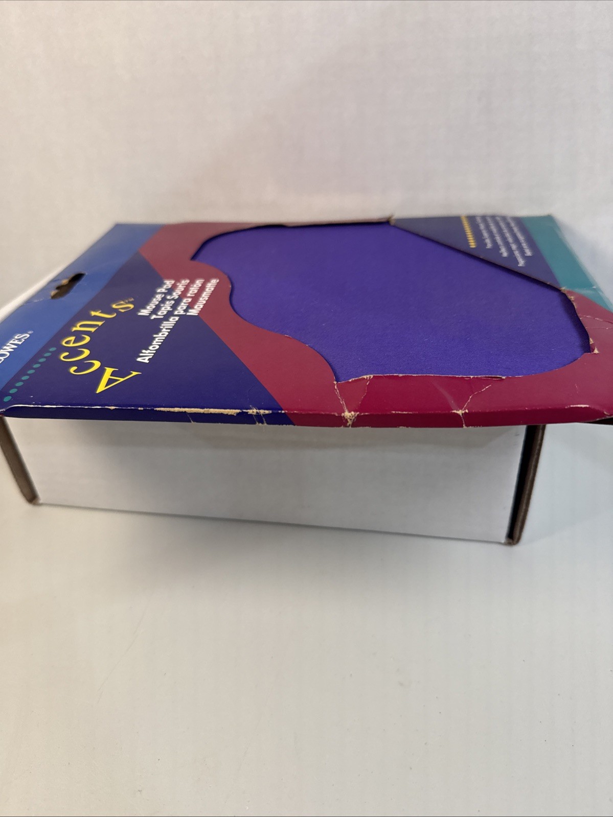 OG Vintage 1996 Fellowes USA Mouse Pad Trademark Accents Purple PreY2K New in Bo