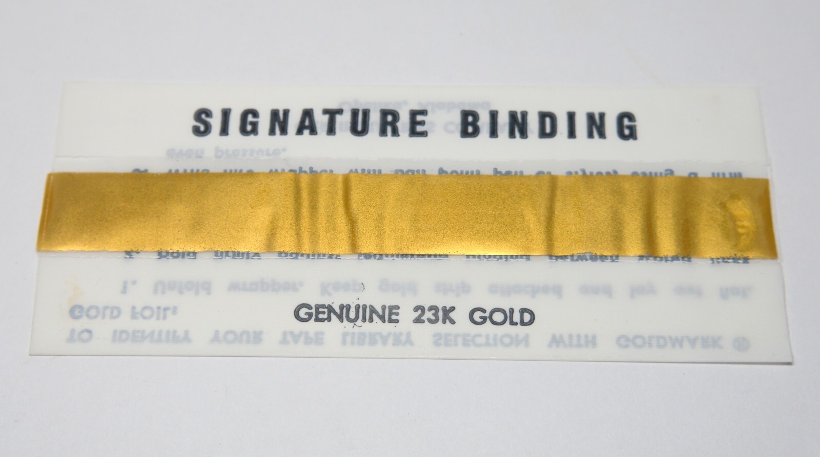 GENUINE 23K GOLD SIGANTURE BINDING SHEET FOIL CRAFT