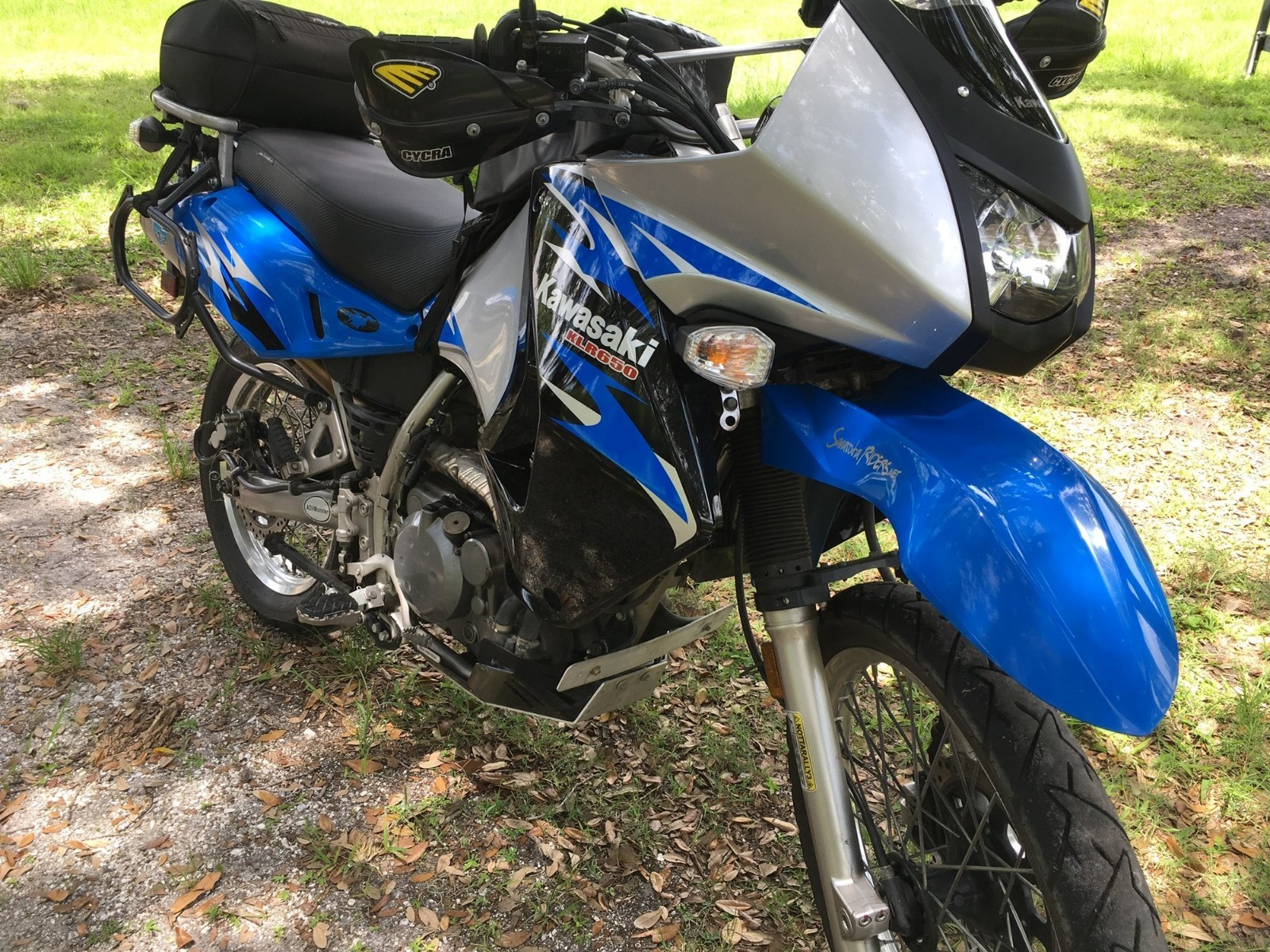 2008+ KLR 650 Front & Rear Blinker Stalk Elimination Kit - Turn Signal Repair