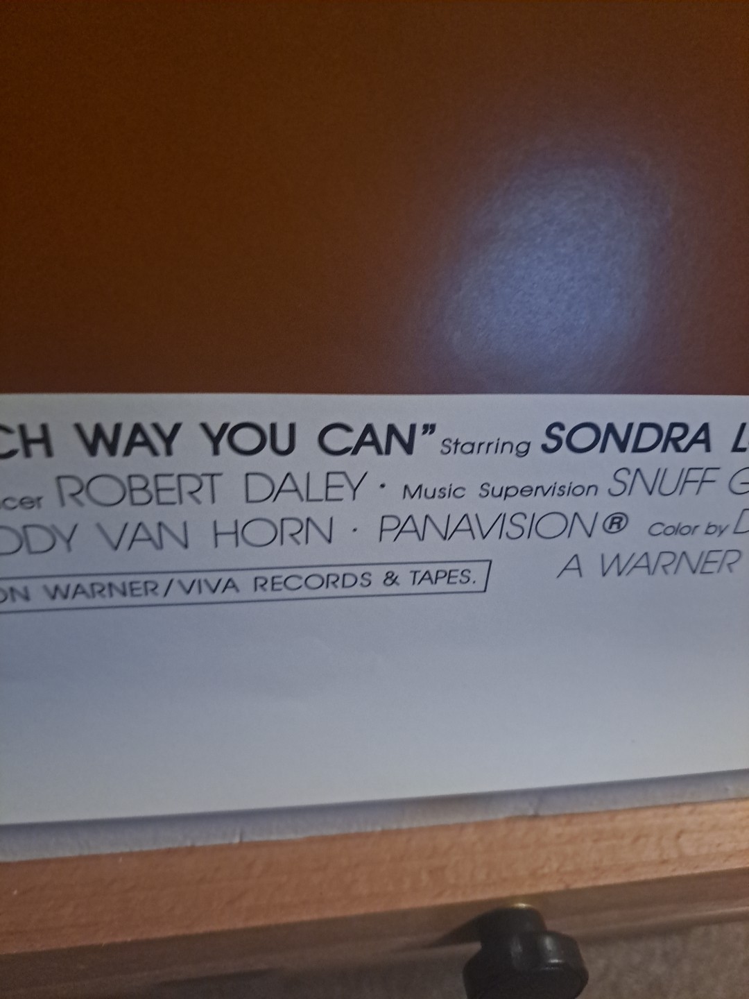 ANY WHICH WAY YOU CAN MOVIE POSTER ORIGINAL ROLLED 27x41 BOB PEAK ARTWORK