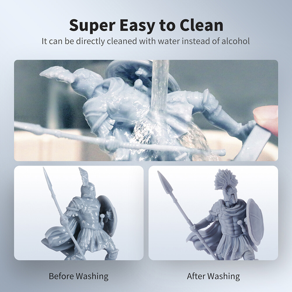 【Buy 5 Pay 3】Anycubic Water Washable Resin Low Shrinkage for LCD DLP 3D Printer