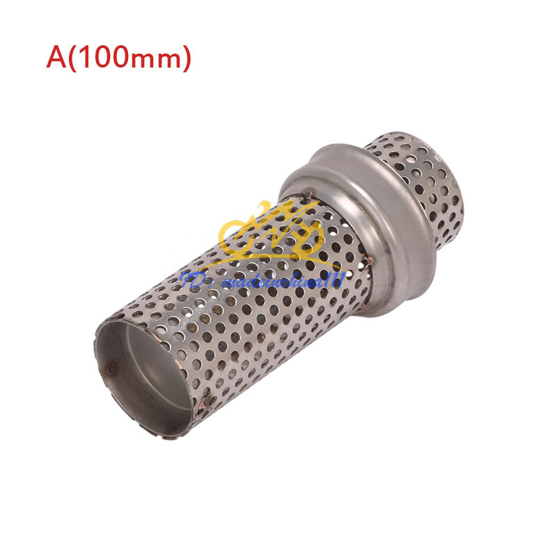 Universal Silencer Exhaust DB Killer Baffle Slip On Link Pipe Muffler For 51mm