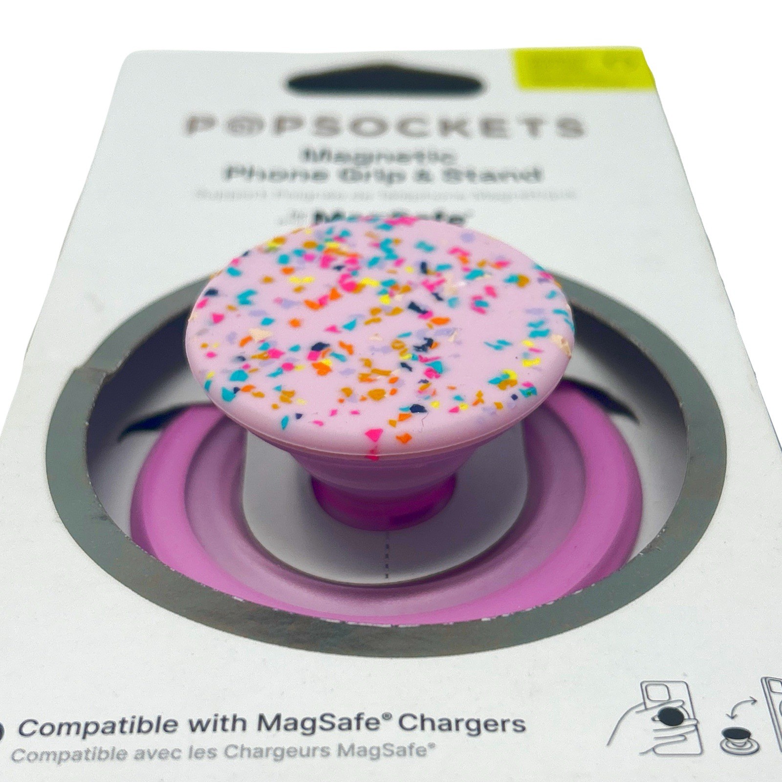 PopSockets Magnetic Phone Grip with MagSafe - Circus Regrind Sugar Plum
