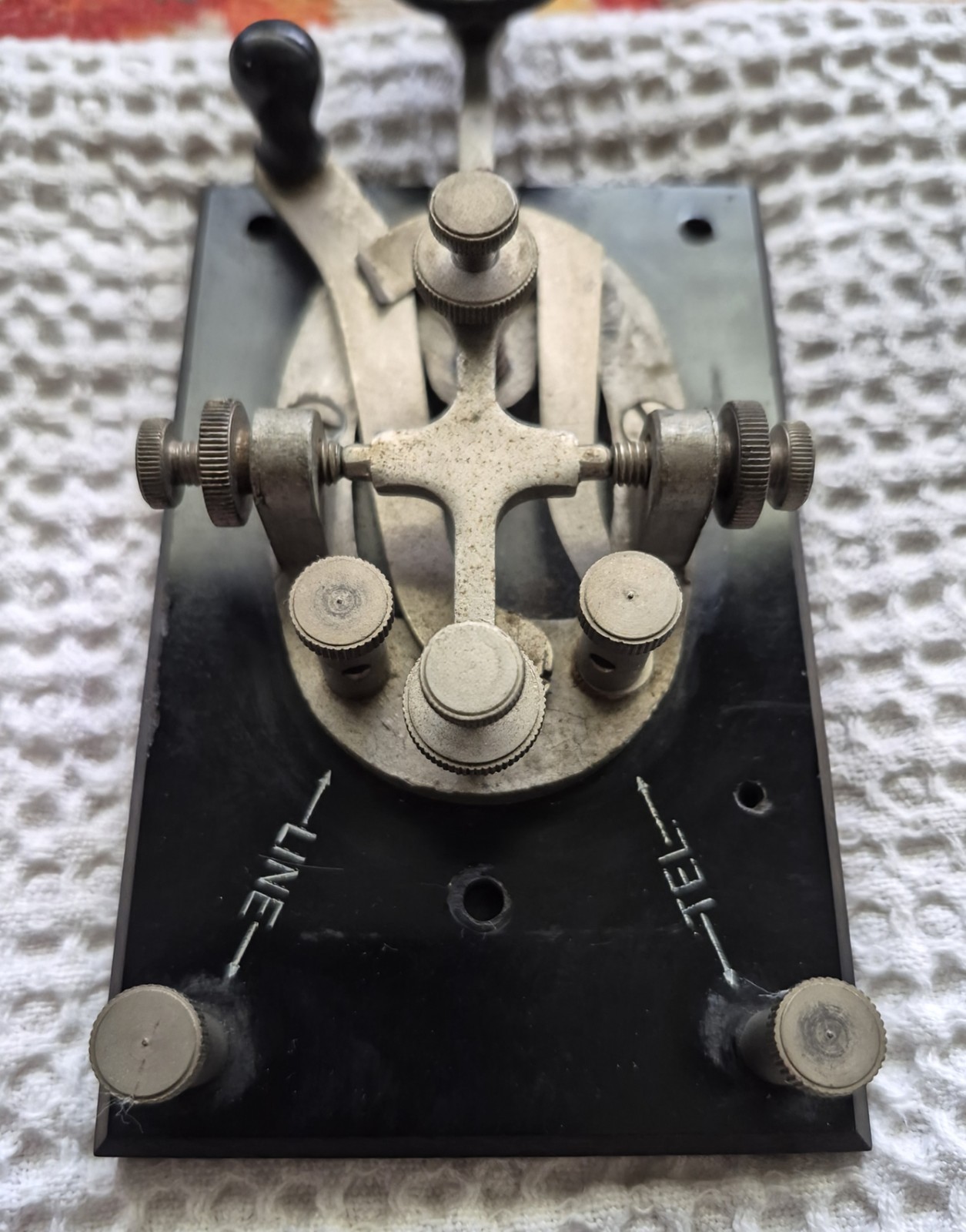 Vintage WWII J-38 Telegraph Key, No Markings, Good Shape...Look & Read
