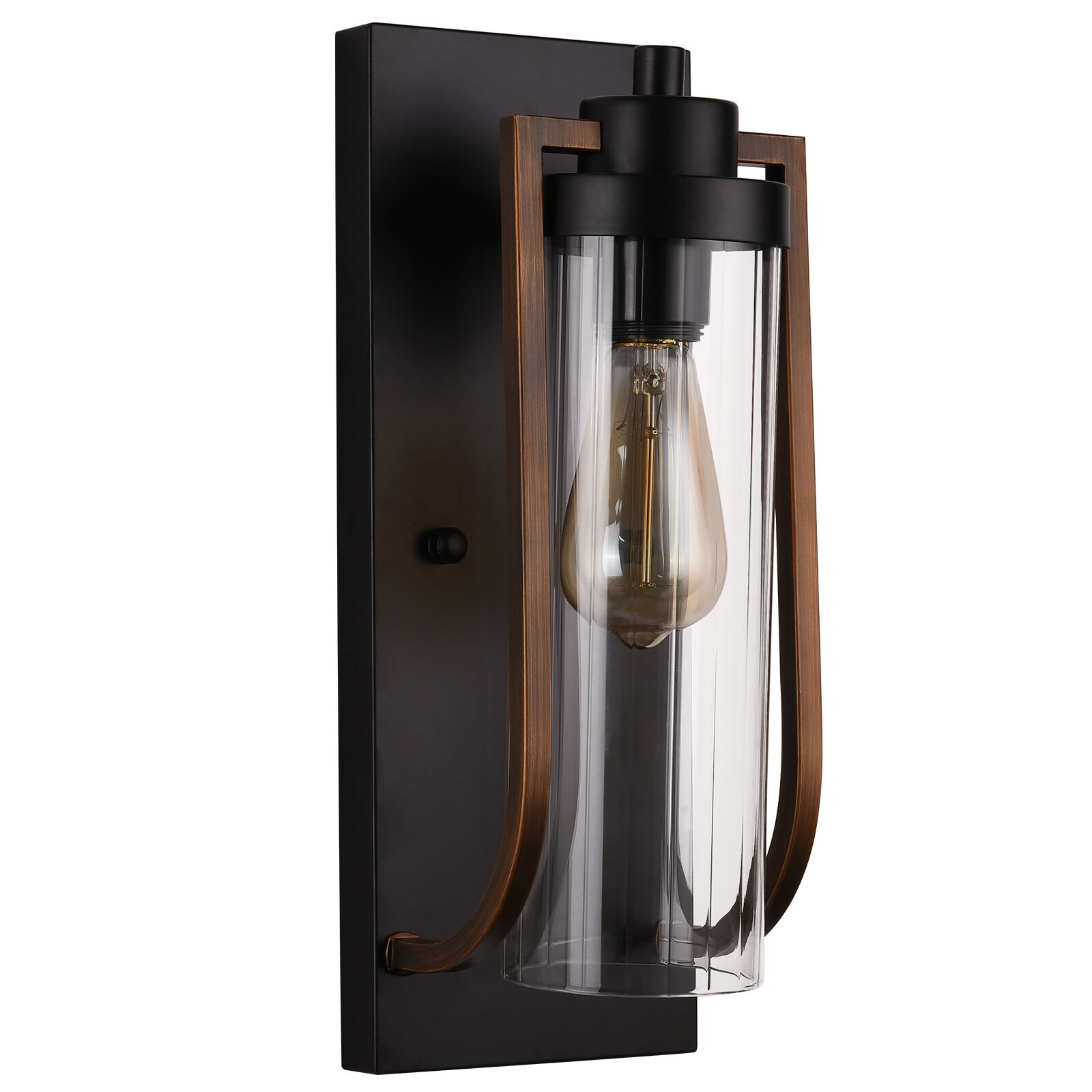 Retro Wall Lamp Retro Industrial Farmhouse Rustic Wall Sconce Iron Loft Light