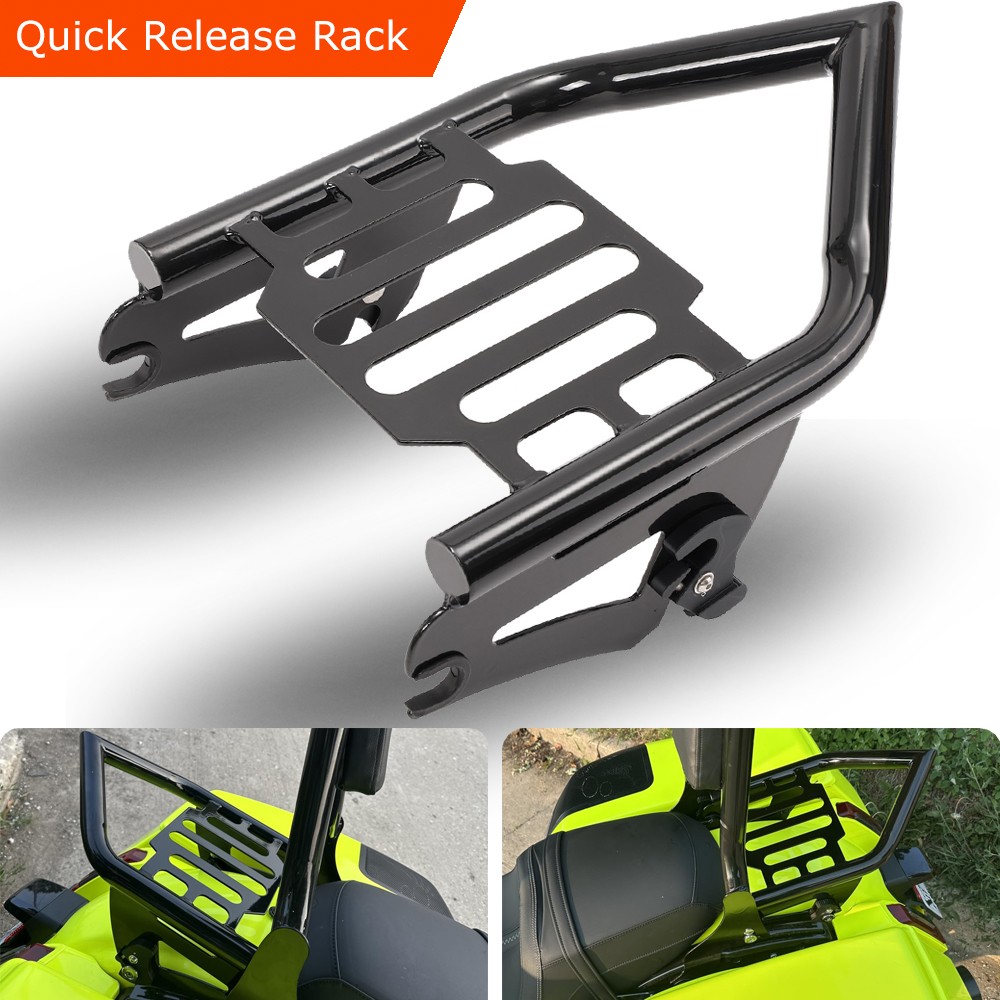 Detachable Two-Up Luggage Rack For Harley 2009-Up Touring Road King Street Glide