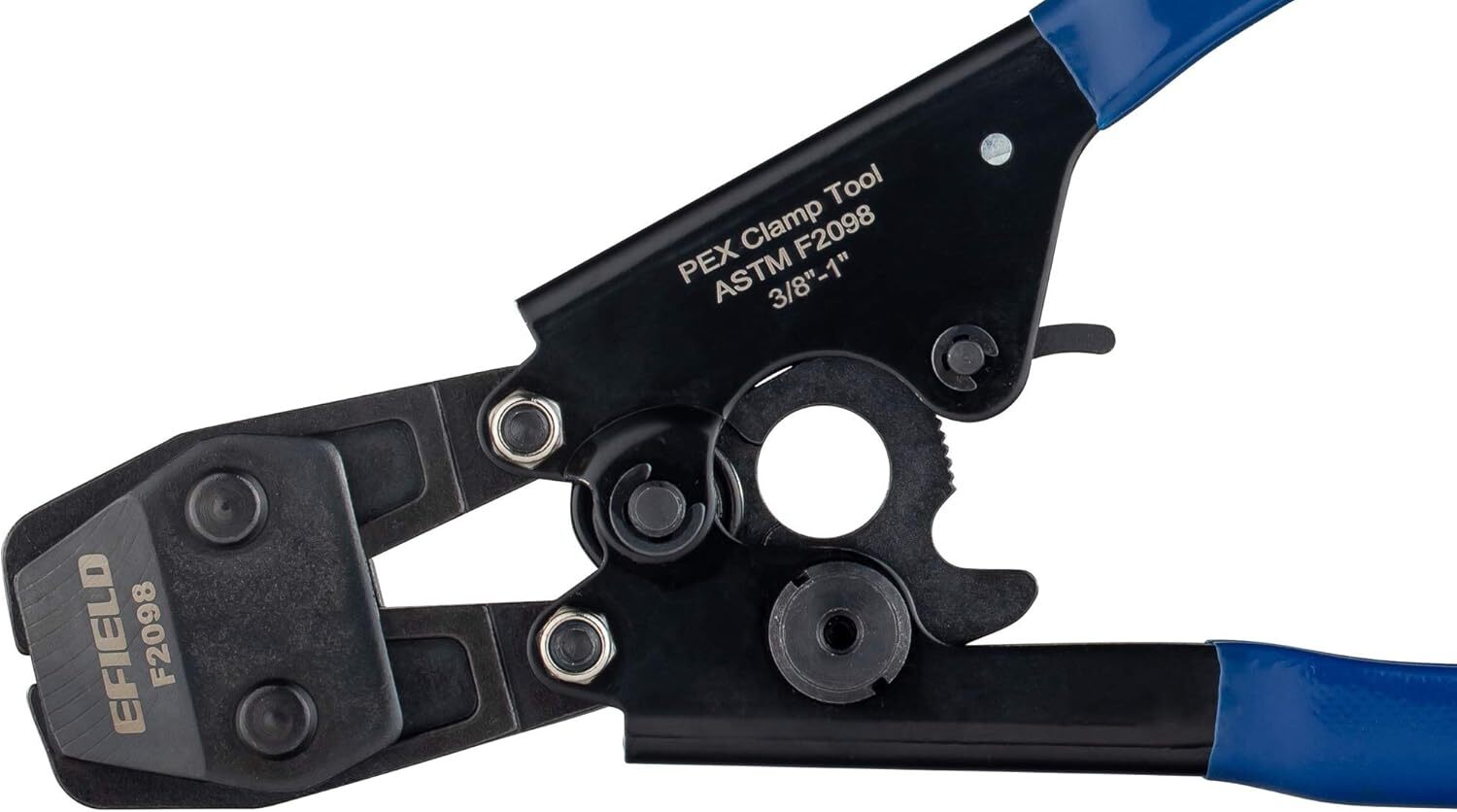 EFIELD Pex Cinch Clamp Crimping Tool & Cutter With 20 1/2"and20 3/4" Clamp Rings