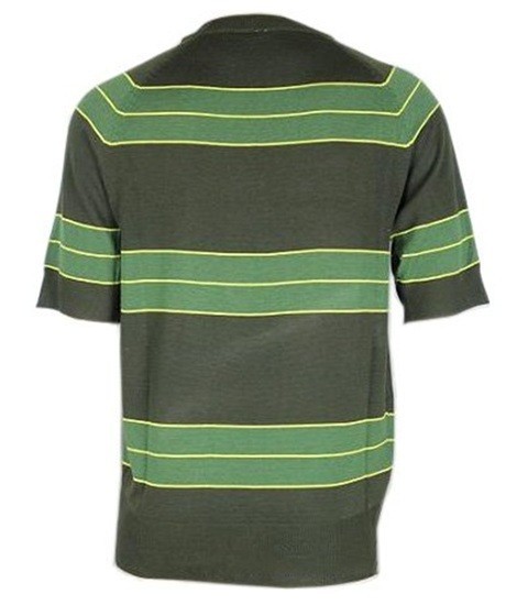 Kurt Sweater Cobain Green Striped Shirt Costume Smells Like Teen Spirit T-shirt