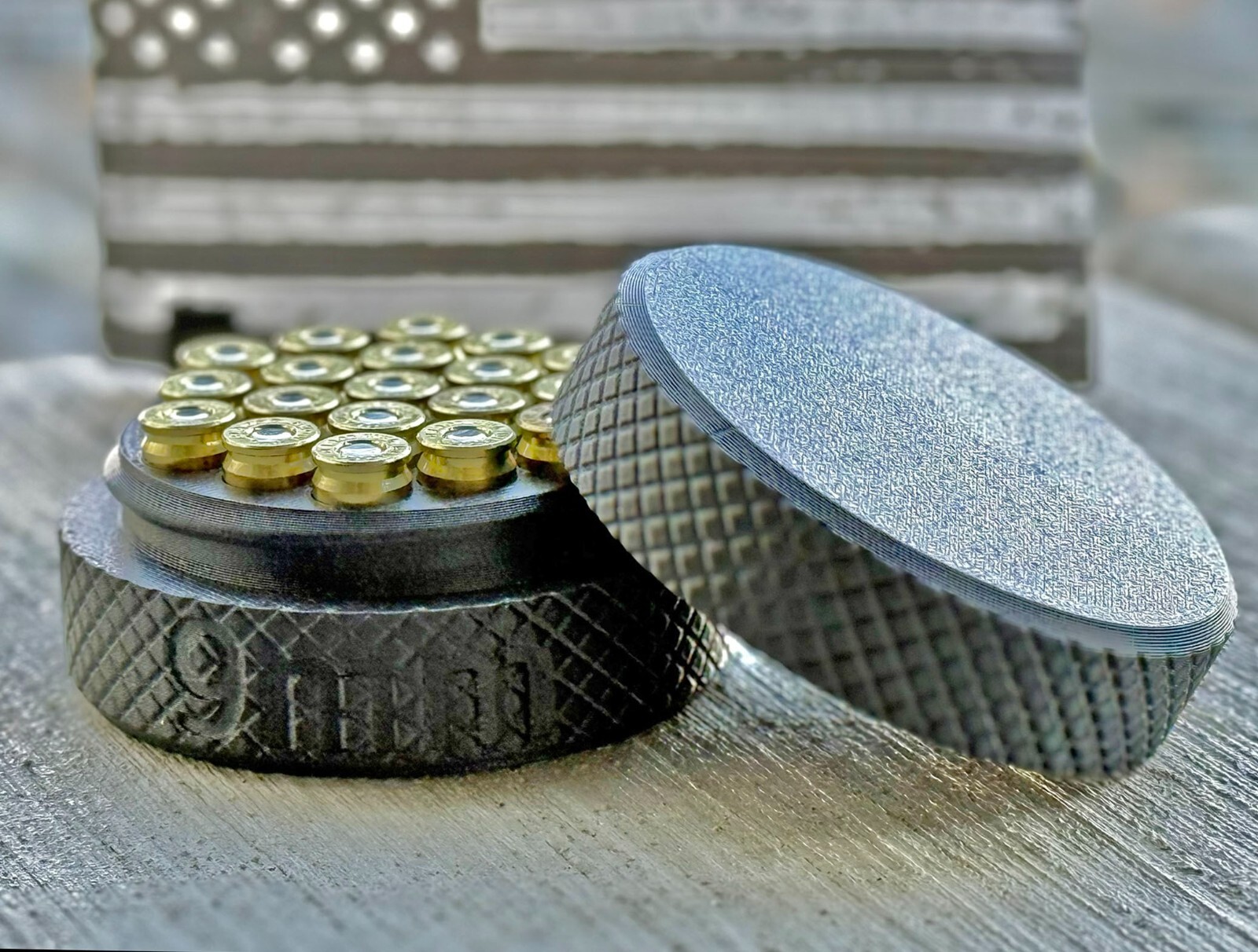 9mm Ammo Case, Premium Tactical EDC Pocket Holder, Ammunition Storage Box, Gift