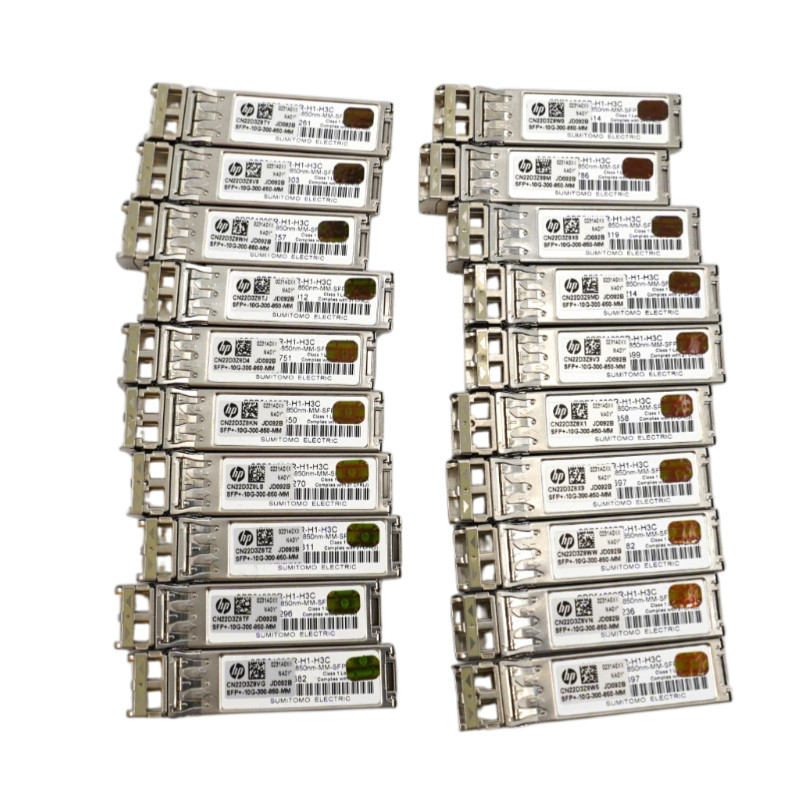 LOT of 20 HP JD092B SFP+ 10Gb 300m 850nm MMF Transceiver Module