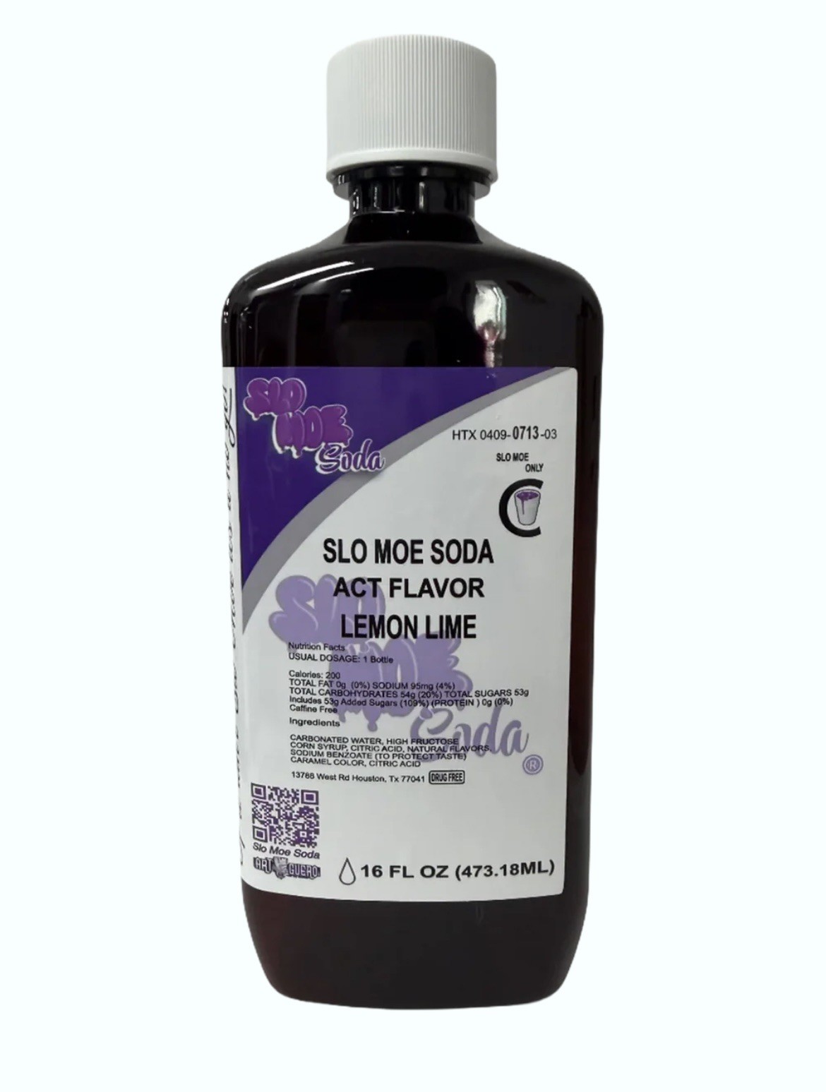 Limited Slo Mo Soda Act Flavor Lemon Lime Non Alcoholic Drug Free