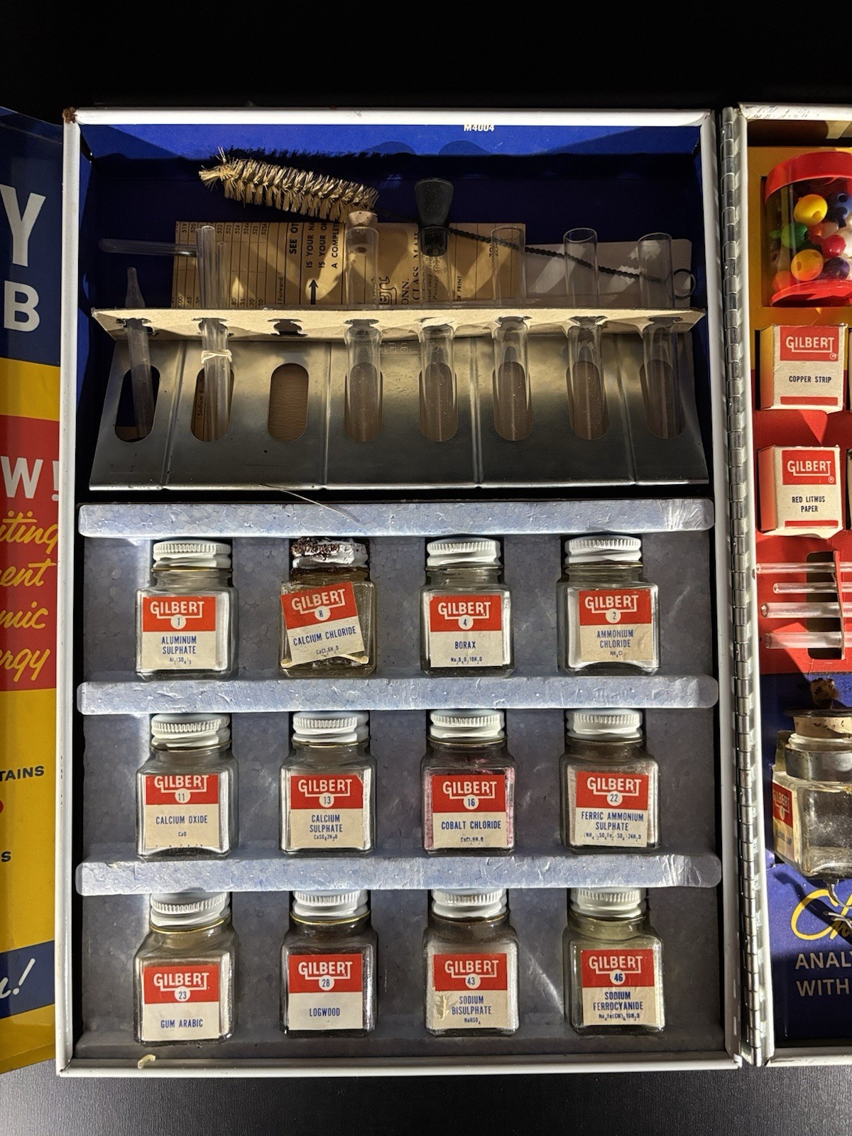 Vintage 1963 Gilbert Chemistry Lab Complete W/ Chemicals 100% Intact