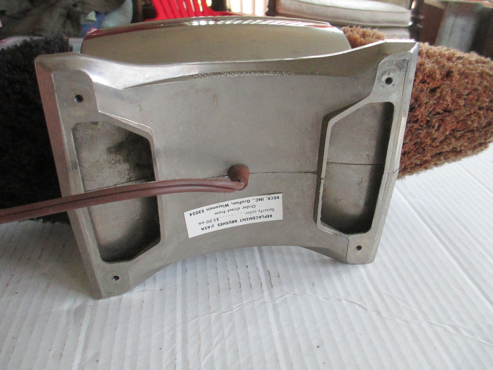 Very Nice Vintage Beck Electric Shoe Polisher & Buffer Model 277 BSMT