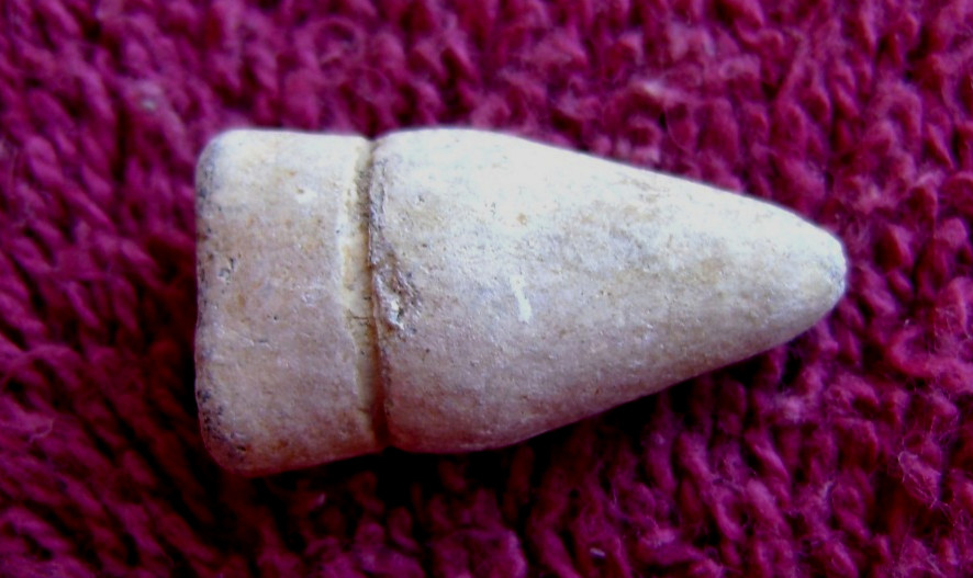 EXCAVATED DIMMICK RIFLE BULLET BIRGE'S 66TH ILL. SHARPSHOOTERS .38 cal.(CORINTH)