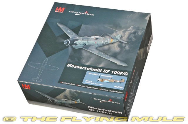 Hobby Master 1:48 Bf 109F Lufwaffe 3./JG 27 Hans-Joachim Marseille Yellow 14