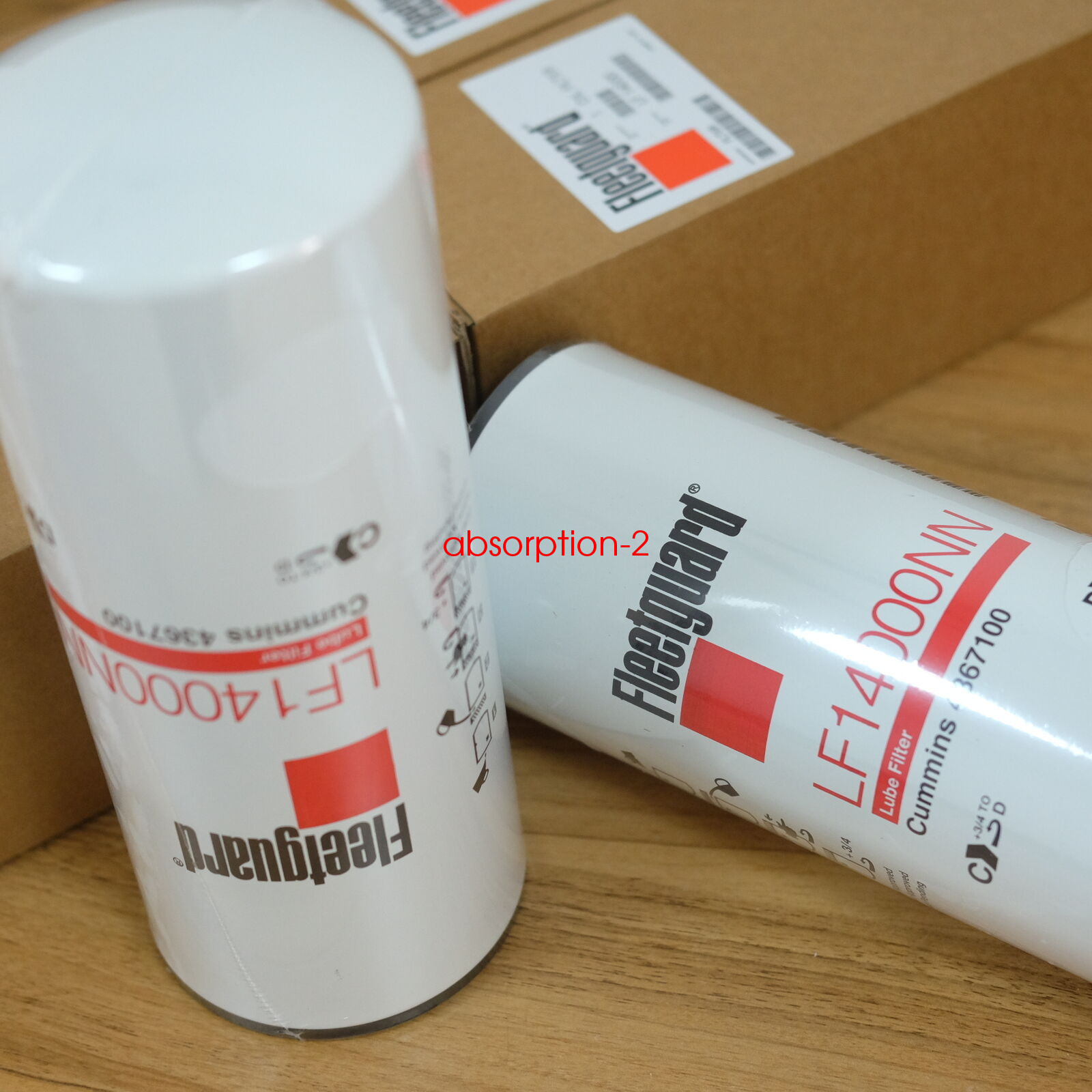 6Pack Fleetguard LF14000NN Oil Filter Cummins ISX 4367100 OEM Free Shipping NEW