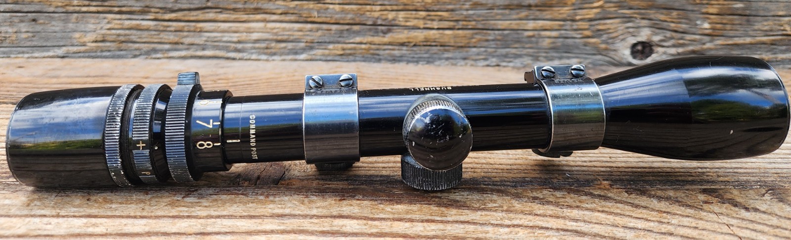 Bushnell Scope Chief IV 2.5X-8X Rifgle Scope w/ Weaver Mounts - Fine Reticle