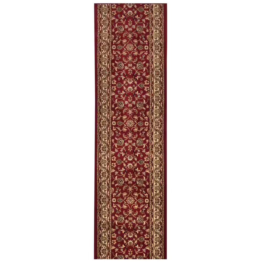 Marash Red 26 In. W X 288 In. L Stair Runner Rug (Covers 52 Sq. Ft.)
