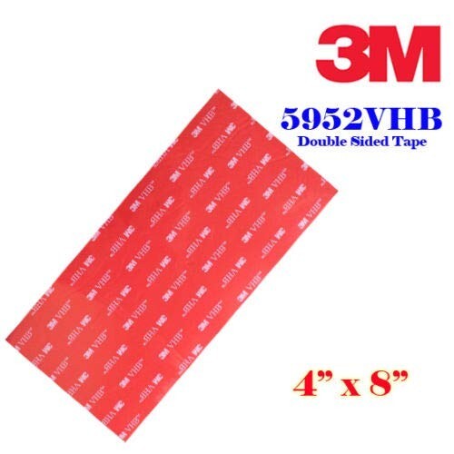3M VHB 100x200mm~ (4" X8") Double Sided Foam Adhesive Sheet Tape 5952