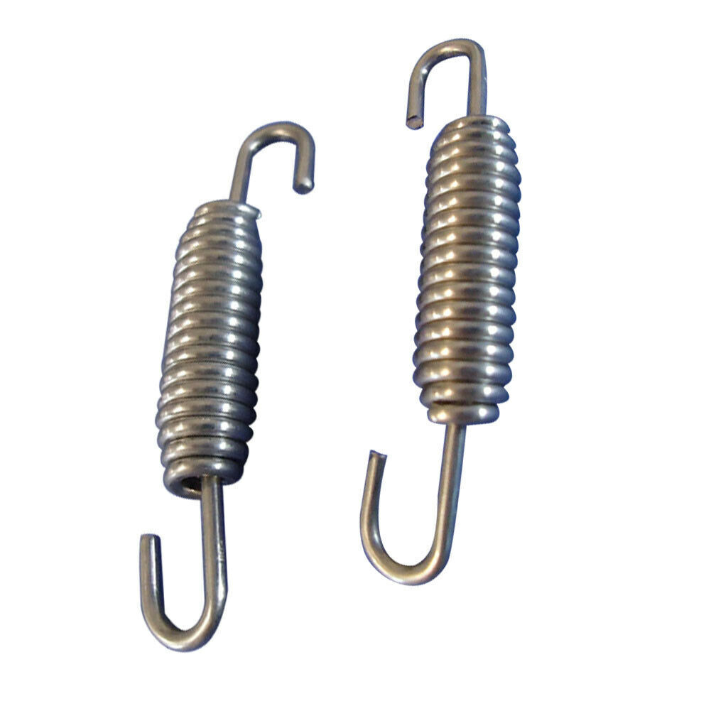 4 Pieces 55mm Exhaust spring Pipe Muffler Springs Swivel 55mm Motorcycle D