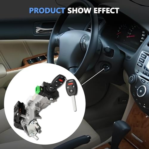 Ignition Switch Lock Cylinder with Key (with Blank Chip) 03-07 Accord