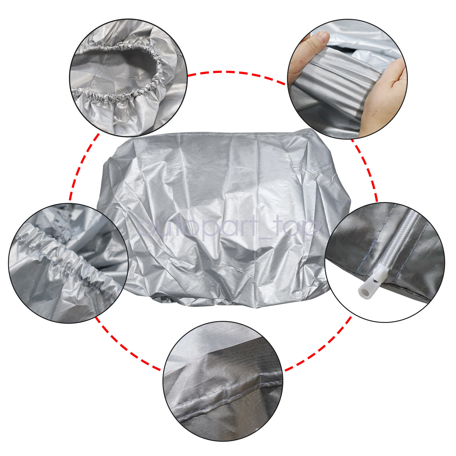 UV Prevent Dustproof Waterproof cloth Golf Cart Cover For EZGo Club Car Yamaha