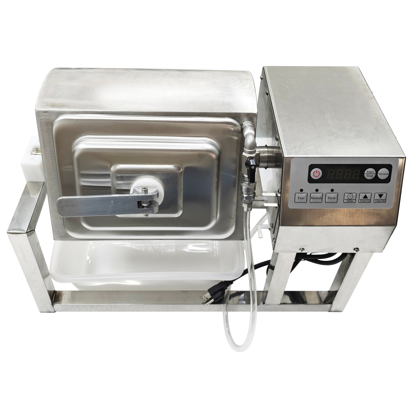 15L Electric Food Marinator Circular Rotatable Marinating Machine Vacuum Meat Tu