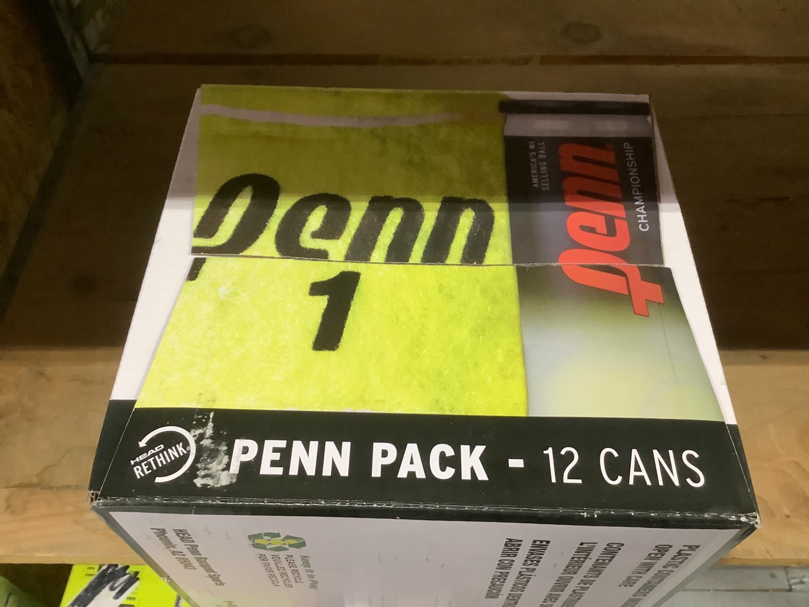 Penn Championship Regular Duty Tennis Balls – 12 Pack (12 cans 36 balls) Sealed