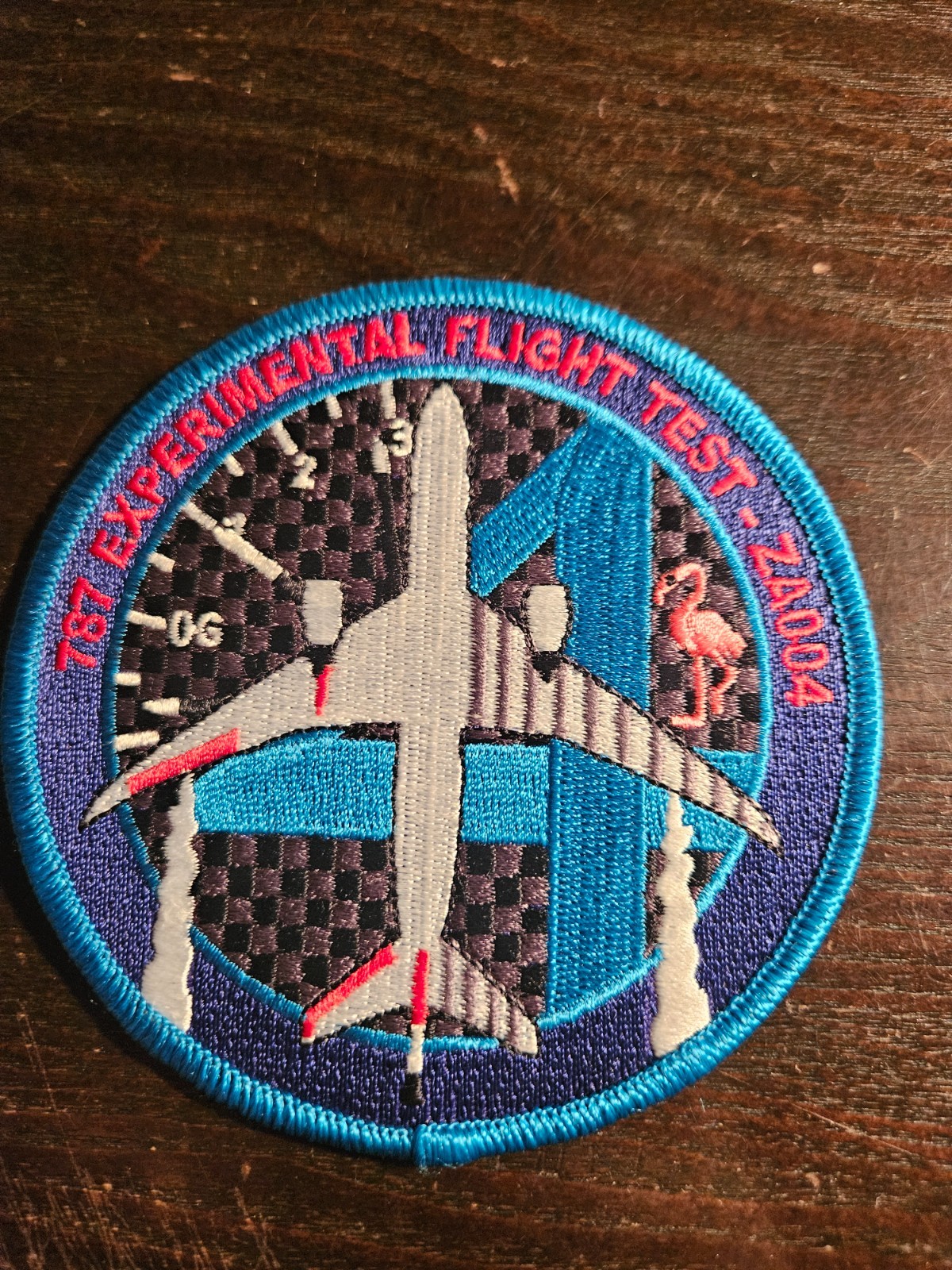 Boeing Experimental Flight Test Team Patch Logo Rare 4” Iron On Vtg