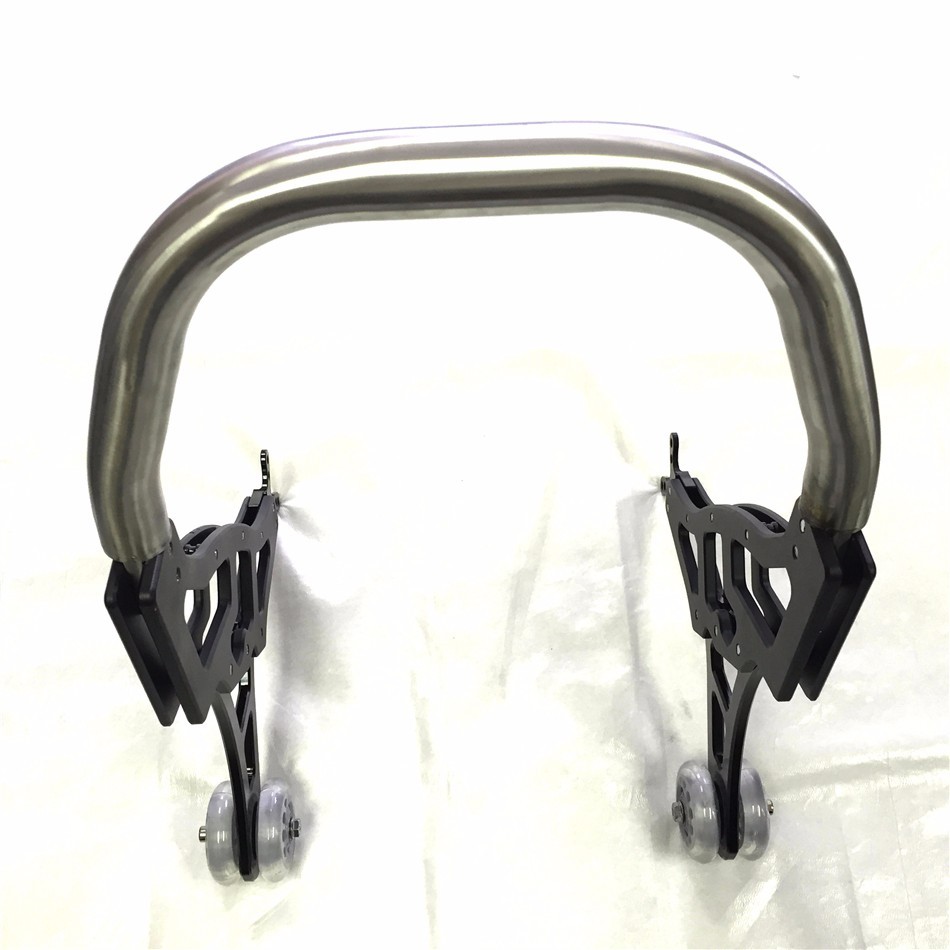 HTTMT Black Universal Racing Sport Rear Combo Wheel Lift Stands Paddock Stands