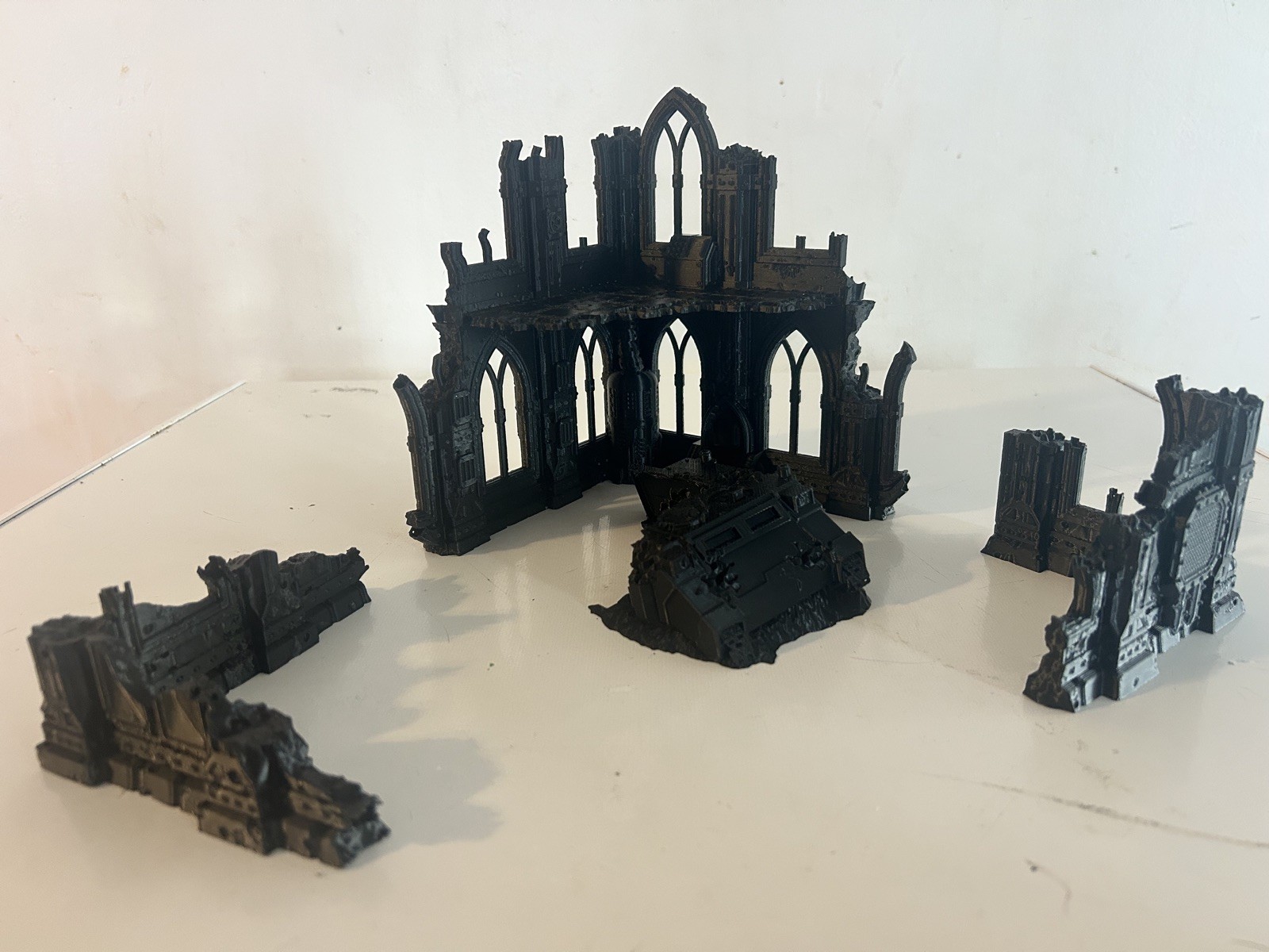 4-Piece Ruin Terrain Set for Warhammer 40k Kill Team