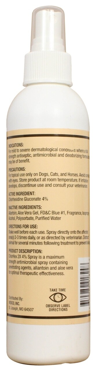 Chlorhex 2X 4% Spray (8 oz)