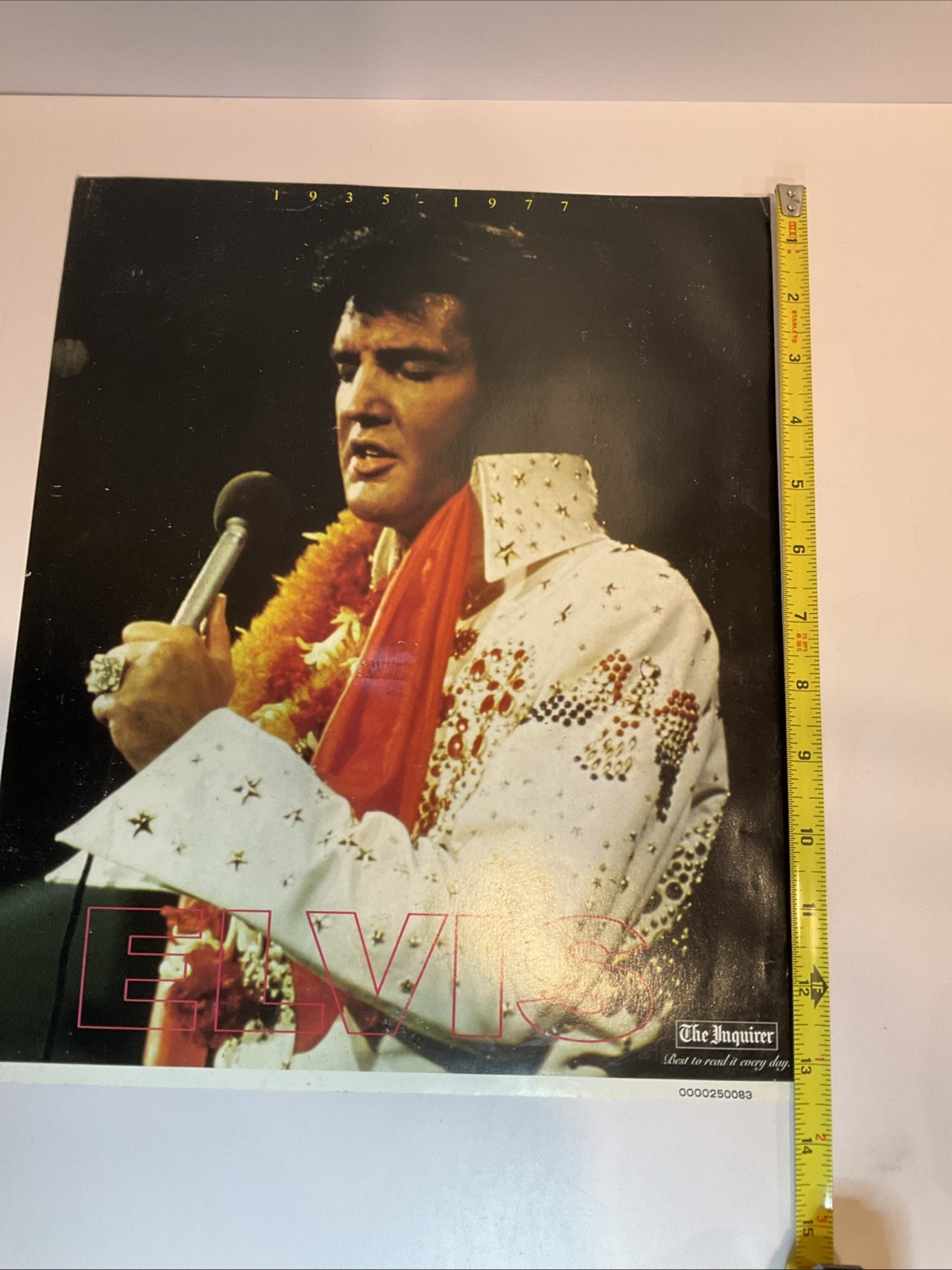 Elvis Presley 1935–1977 Memorial Print Poster “The Inquirer” Numbered 0000250083