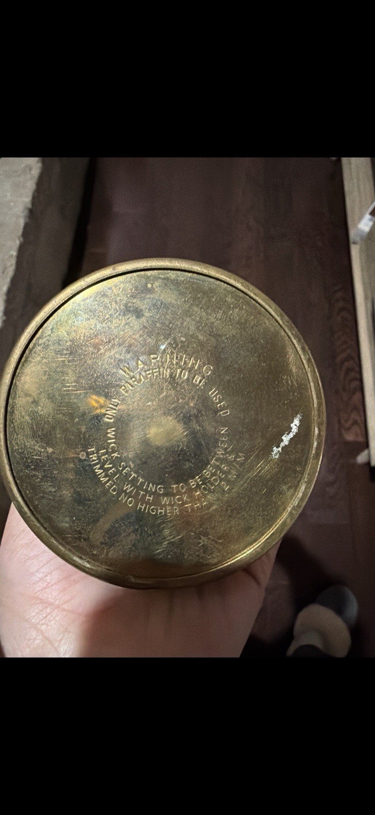 Antique Brass Miners Safety Lamp Carbide Lantern Vintage Mining Collectible