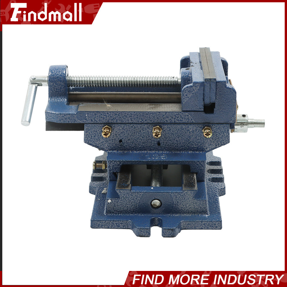 For Cross Slide Vise Drill Press Metal Milling 2 Way Heavy Duty Clamp Machine 5"