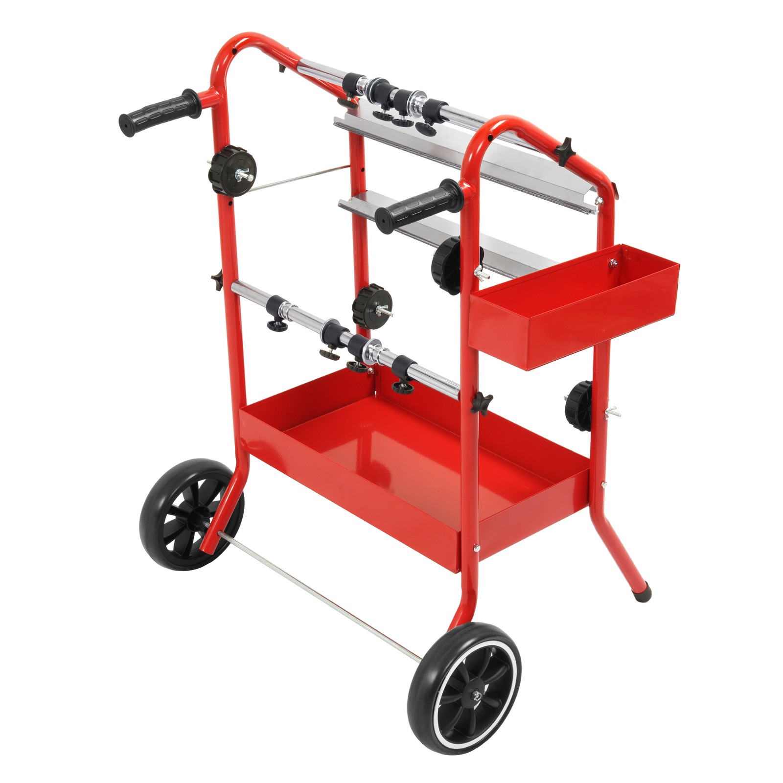 18" Mobile Multi-Roll Masking Machine Dispenser w/ 2 Paper Bars for Auto Body