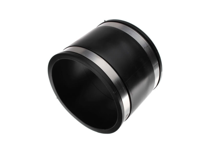 Flexible PVC Rubber Coupling Connectors with Stainless Steel Clamps 1"in-8"in