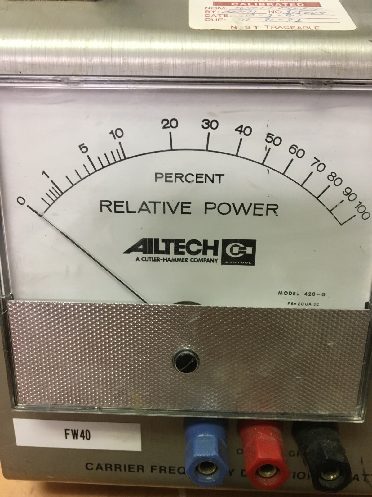 Aitech 804 Cutler Hammer Carrier Frequency Directional Wattmeter FW40 Untested