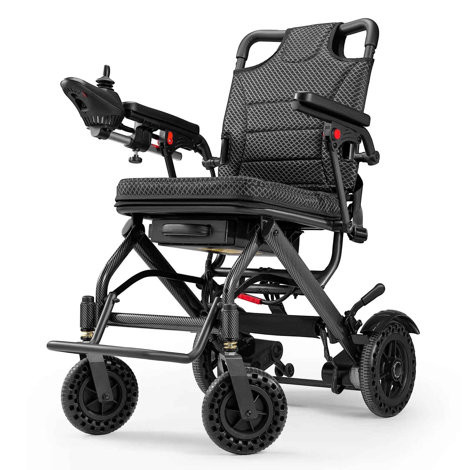 Foldable Electric Wheelchairs Intelligent Lightweight For Airline Seniors Adults
