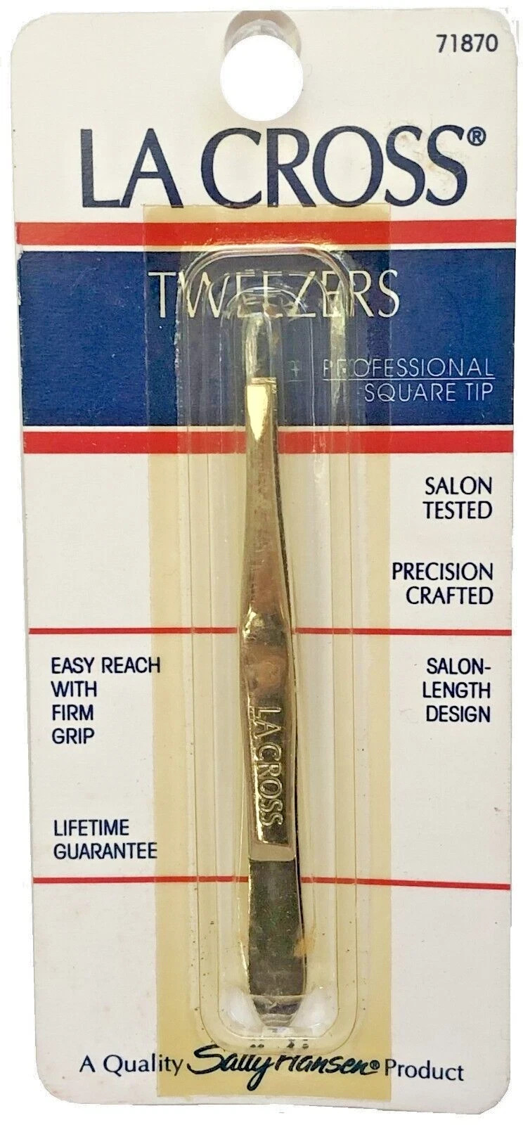 Sally Hansen La Cross Professional Tweezers Square Tip #71870