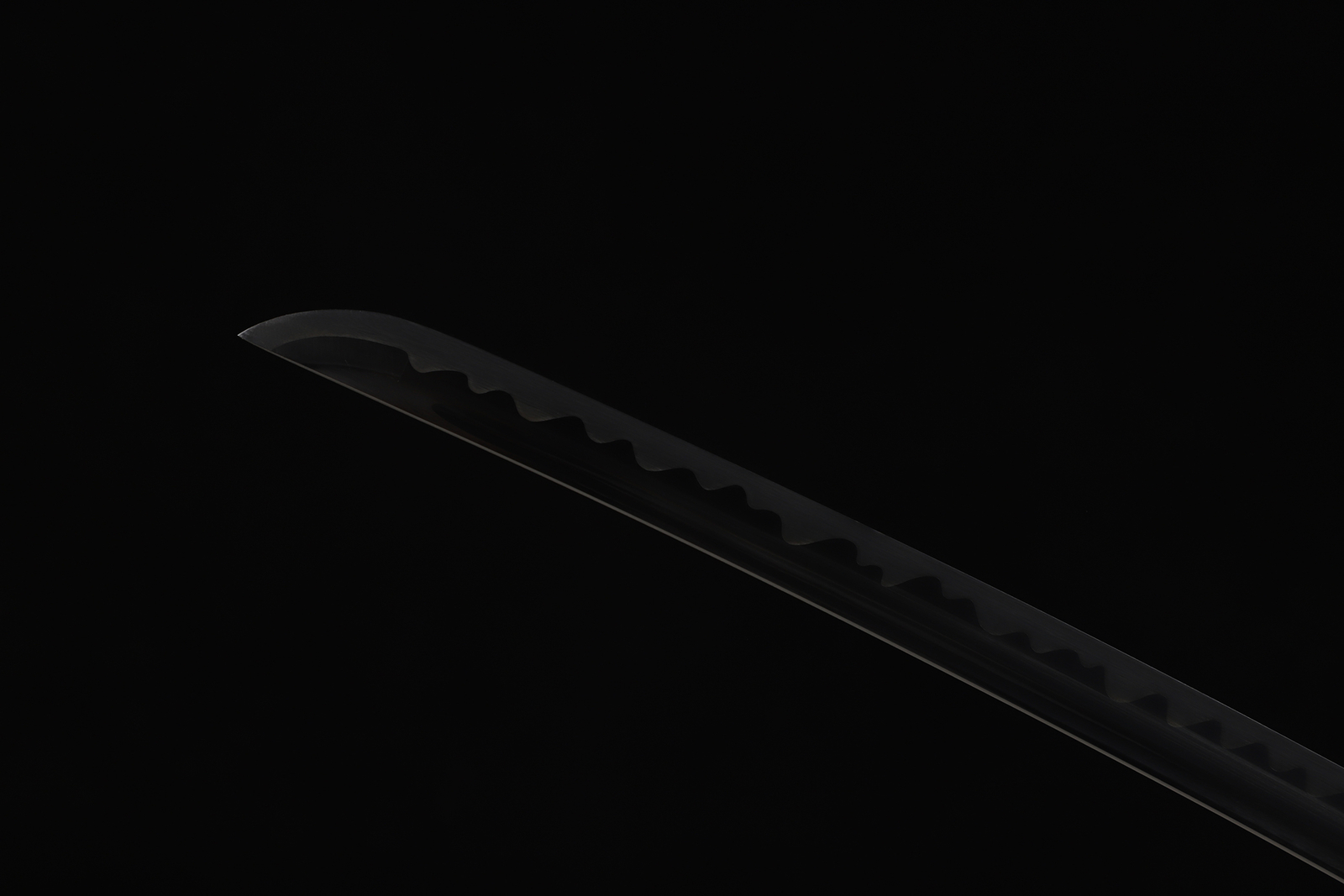 Sharp Full Tang Japanese Samurai Katana All Black Sword Battle Ready T10 Steel