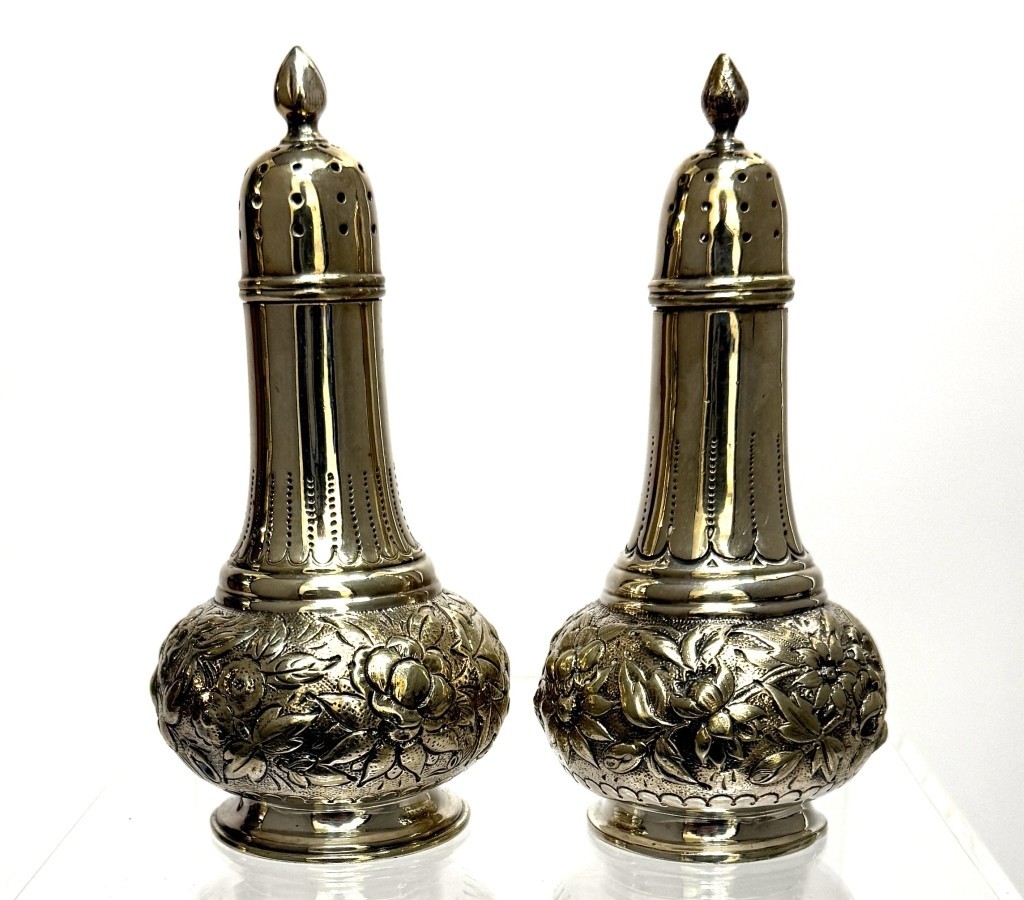 Tiffany & Co. Repousse Salt & Pepper Shakers #7043