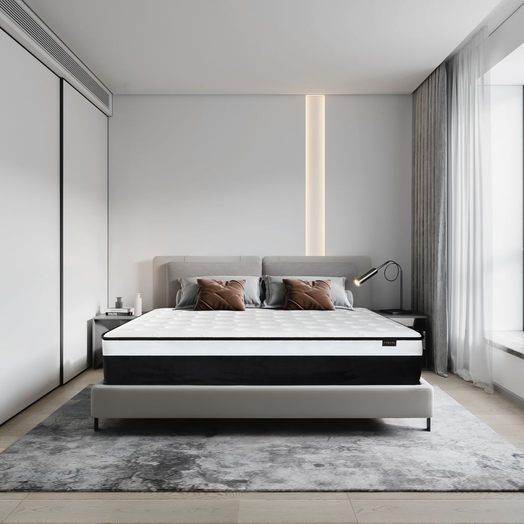 10"12"14" Twin Full Queen King Size Mattress Hybrid Foam Pocket Coils Bed In Box