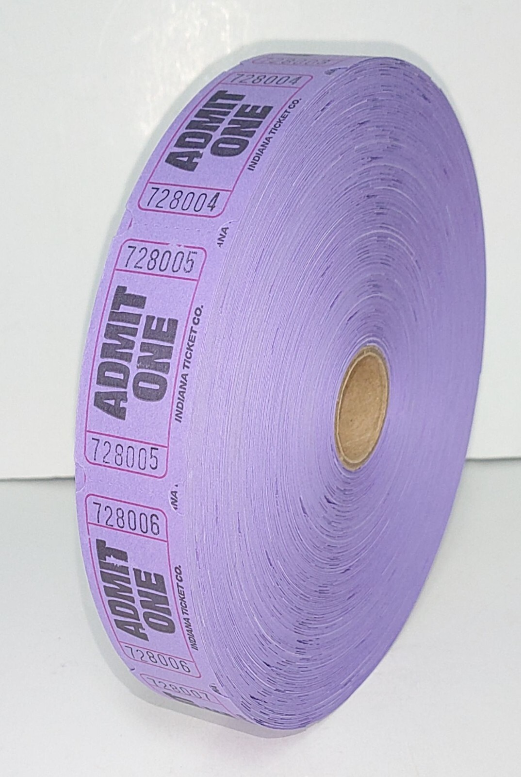 2 Rolls 4,000 Admit One Tickets Carnival Fun Fair Festival Raffle Purple