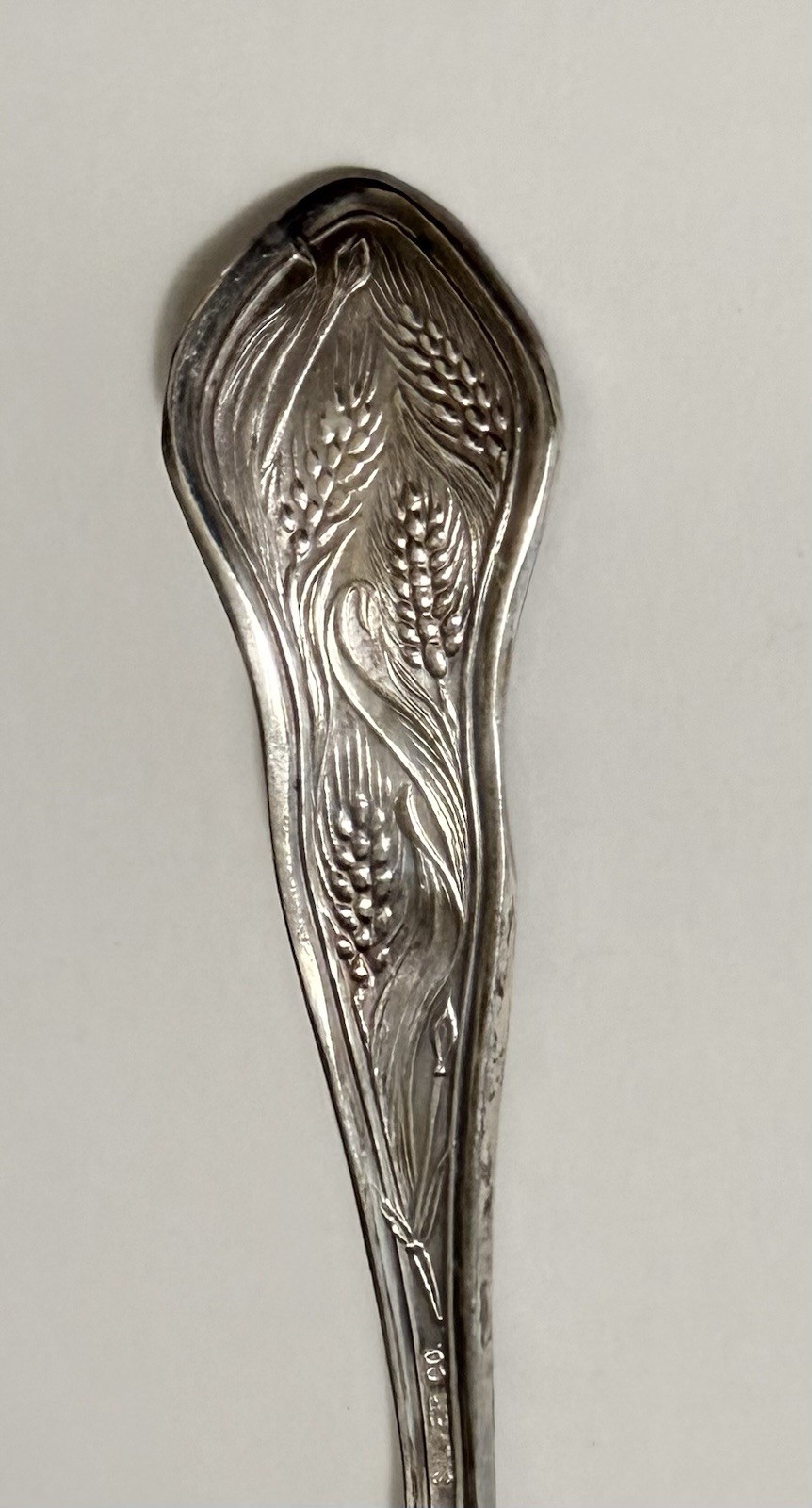 Antique Unity Silver Co OLD SLEEPY EYE Native American Chief Souvenir Spoon
