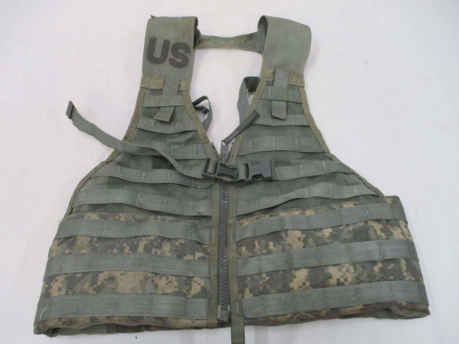 US ARMY MOLLE VEST FLC FIGHTING LOAD CARRIER BEARING EQUIPMENT DIGITAL TACTICAL