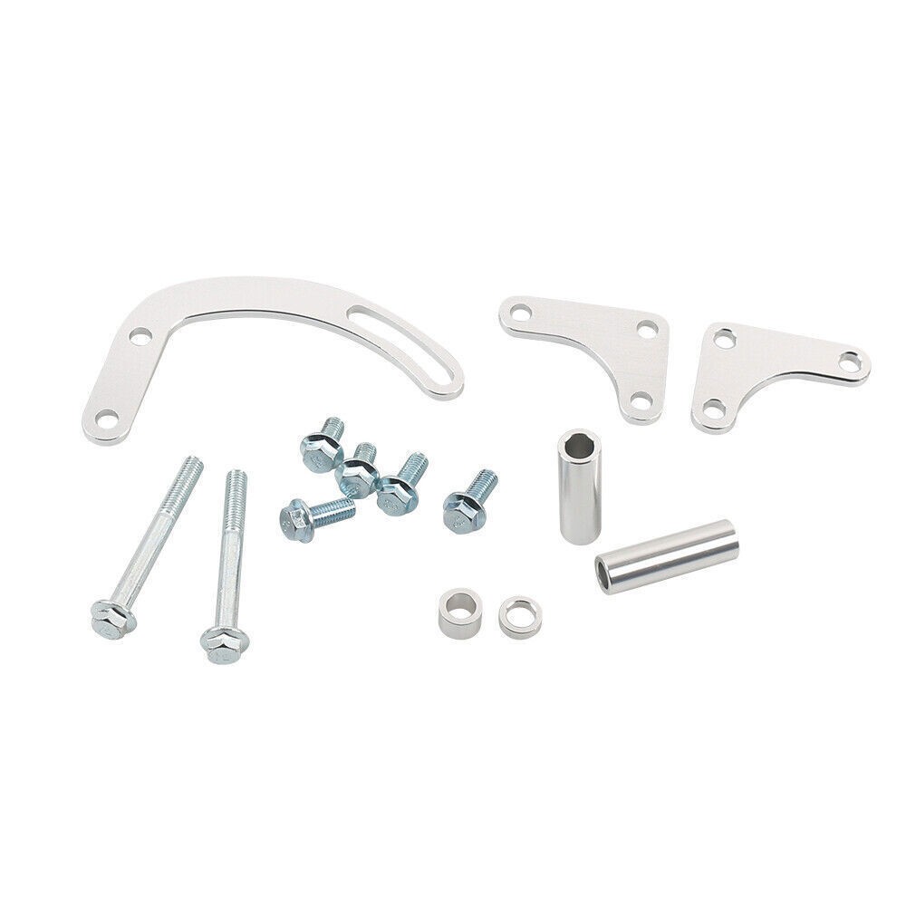 SBC Power Steering Pump Bracket 551522 For Chevy GM Small Block Long Water Pump